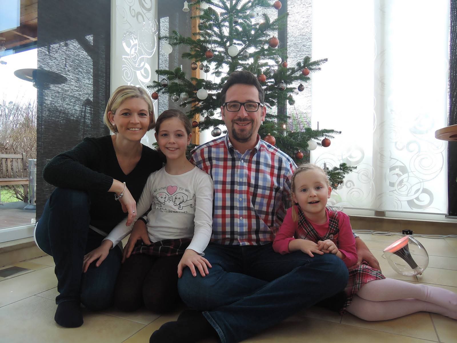 Familienbild an Weihnachten 2015
